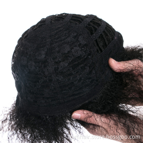 6 Inch Kinky Curly wigs,Natural Black Burgundy Short synthetic hair,Wigs for Women,Short Afro Cosplay Daily